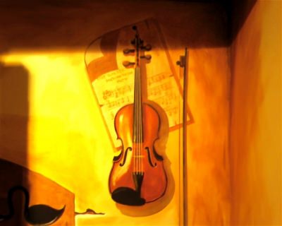 Corny’s Violin (Trompe l’oeil)