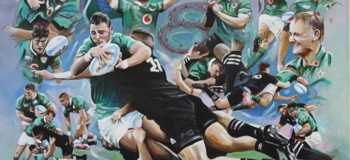 Ireland v All Blacks Soldier Field – Limited Edition Art Print