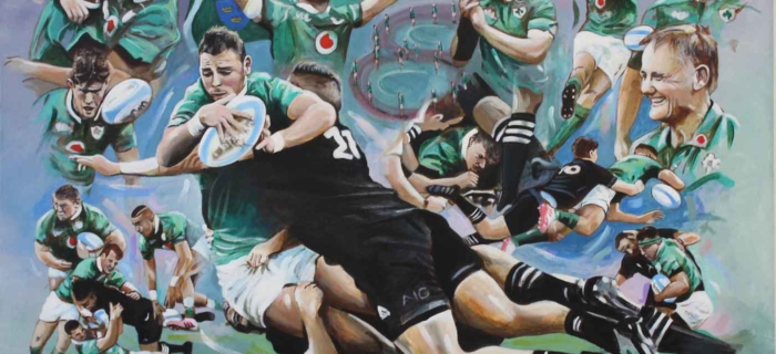 Ireland v All Blacks Soldier Field – Limited Edition Print