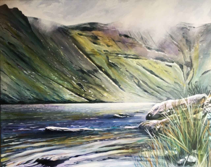 Lake Muskry Morning (24″ by 30″)