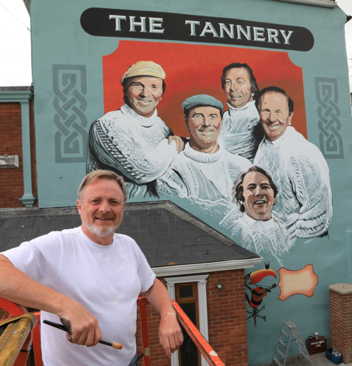 Clancy Brothers Mural